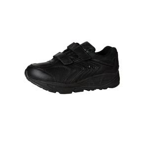 NEW XELERO men's matrix leather 2-strap velcro shoes in black